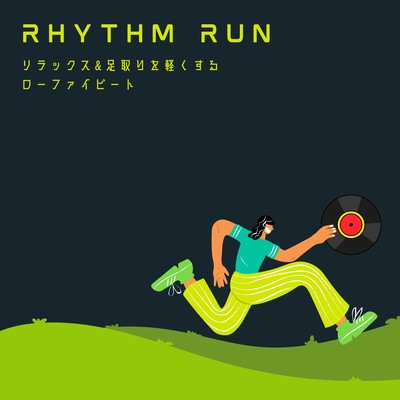 Rhythm Run: Lofi beats for Laid-Back Walking and Jogging Front Cover