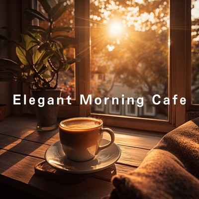 Elegant Morning Cafe Front Cover