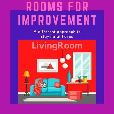 Rooms For Improvement - A different Approach to Staying at Home: Living Room Front Cover