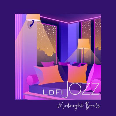 Lofi Jazz Midnight Beats Front Cover