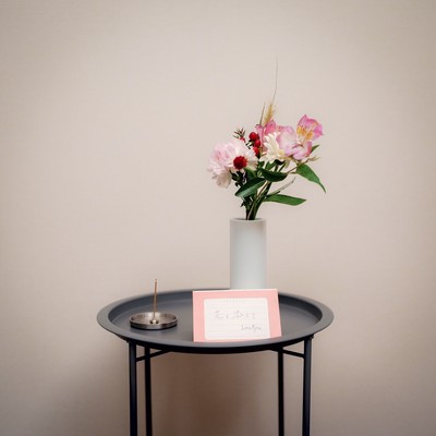 with flowers Front Cover