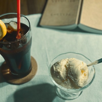 ice cream and coke Front Cover