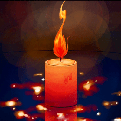 Candle Front Cover