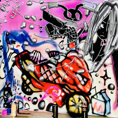 milk wants to be a motorcycle gang Front Cover