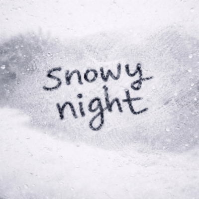 snowy night Front Cover