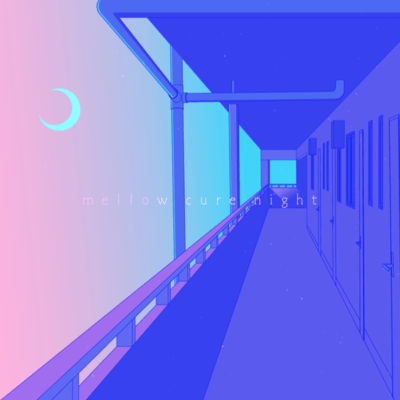 mellow cure night (feat. kotono) Front Cover