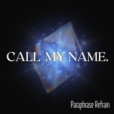 CALL MY NAME. Front Cover