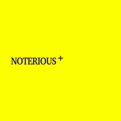 NOTERIOUS+のジャケット写真