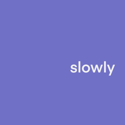 slowly Front Cover