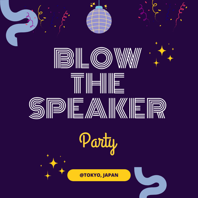 BLOW THE SPEAKER Front Cover