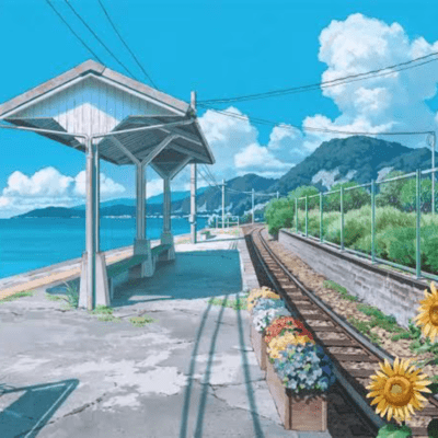 The last train of spring Front Cover