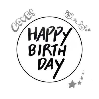 Happy Birthday Front Cover