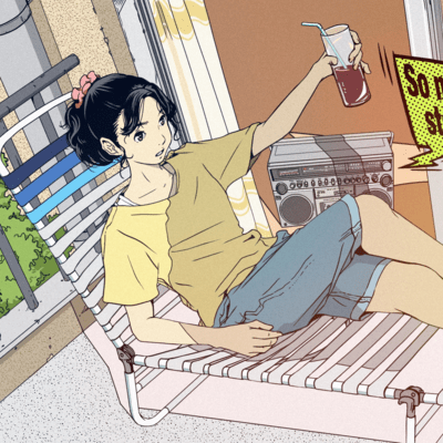 「アイスコーヒー片手に」 (feat. 初音ミク)のジャケット写真