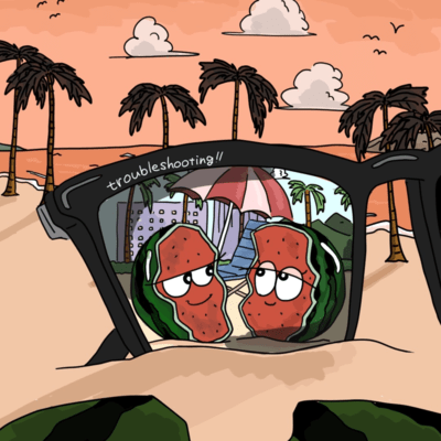 troubleshooting!! (feat. nanase) Front Cover