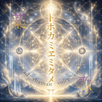 The strongest blessing"TO.O.KA.MI.E.MI.TA.ME. "Medicine Song Front Cover
