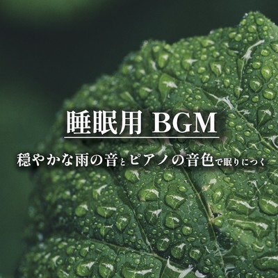 Sleeping BGM Sleep peacefully with the calming sound of rain and piano melodies Front Cover