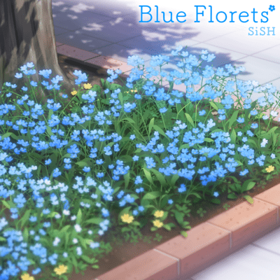 Blue Florets* Front Cover