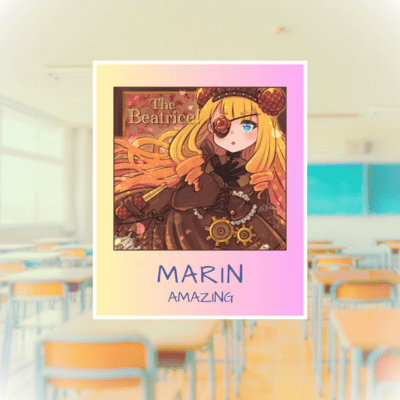 Marin, Amazingのジャケット写真