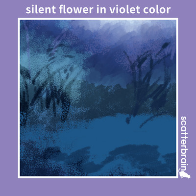 silent flower in violet color Front Cover