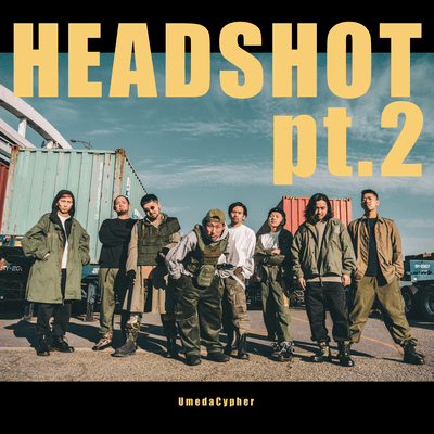 HEADSHOT pt.2 (feat. テークエム, ふぁんく, R-指定, KBD, KennyDoes, KOPERU, KZ & peko)のジャケット写真