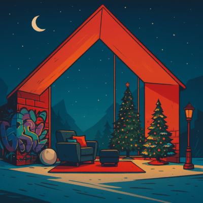 Just Us, Christmas (Urban Snow Remix) Front Cover