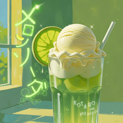 Melon soda Front Cover