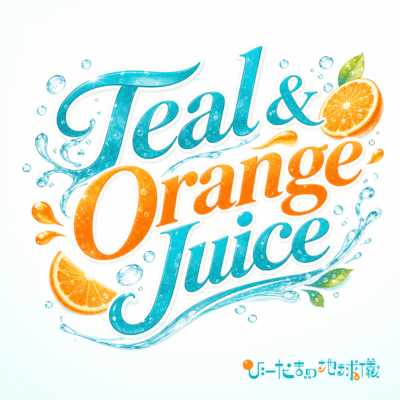 Teal & Orange Juice Front Cover