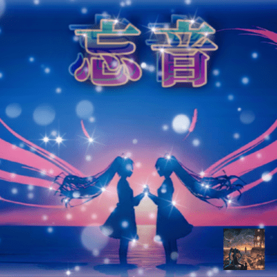 Forgotten Sound/the time for disasters (Vocaloid Ver) Front Cover