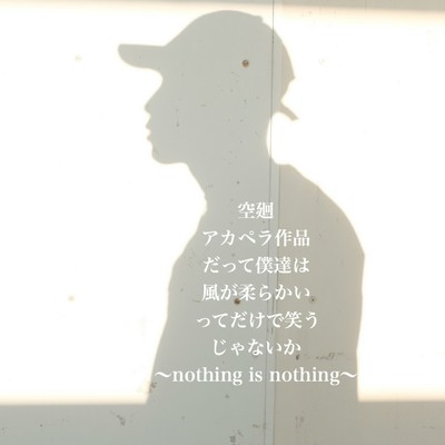 だって僕達は風が柔らかいってだけで笑うじゃないか ~Nothing is nothing~のジャケット写真