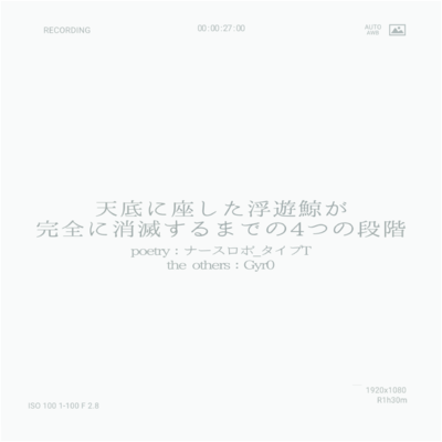 The four stages of the complete disappearance of the floating whale sitting on the bottom of the sky Front Cover