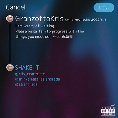 SHAKE ITのジャケット写真