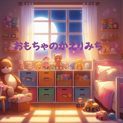 On the way home from playing with toys Front Cover