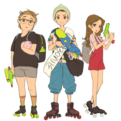 The Water Gun and the Piggy Bank Front Cover