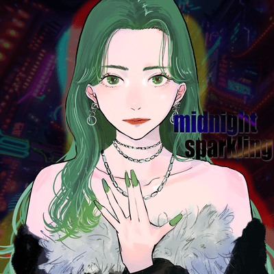 midnight sparkling Front Cover