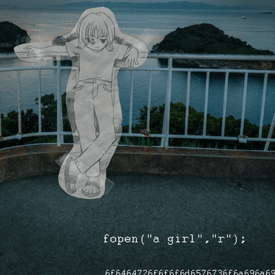 fopen ("a girl", "r") Front Cover