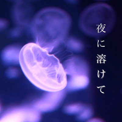 夜に溶けてのジャケット写真
