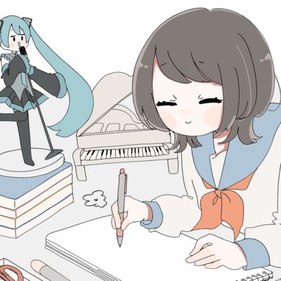 真っ白なキャンバス (feat. 初音ミク)のジャケット写真