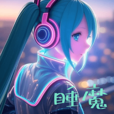 sleepiness (feat. HATSUNE MIKU) Front Cover
