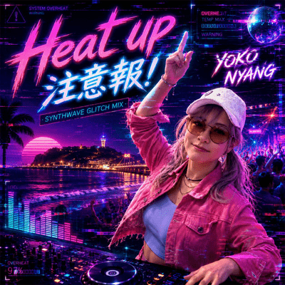 Heat Up Cyuhiho! (Synthwave Glitch Mix) Front Cover