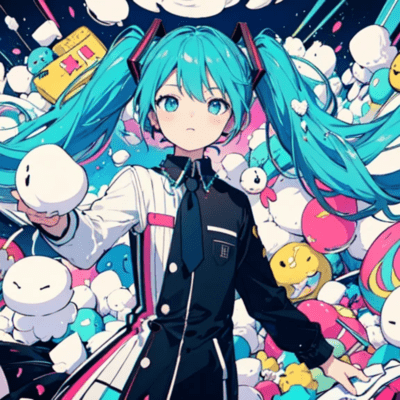 Marshmallow Mayhem (feat. HATSUNE MIKU) Front Cover
