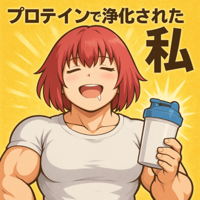 プロテインで浄化された私のジャケット写真