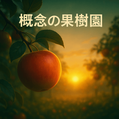 概念の果樹園のジャケット写真