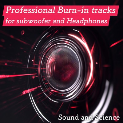 Burn-in track for subwoofers and Headphones Front Cover