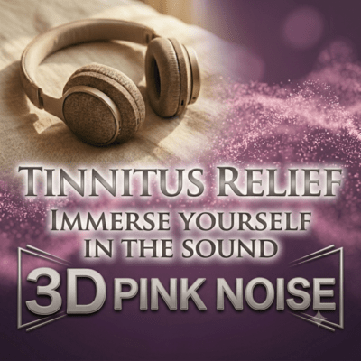 ULTIMATE TINNITUS RELIEF - 3D Surround Pink Noise Front Cover