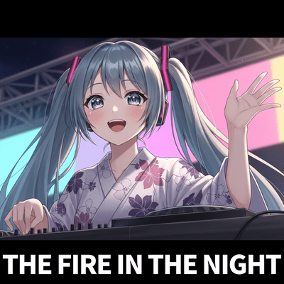 THE FIRE IN THE NIGHT (feat. HATSUNE MIKU) Front Cover