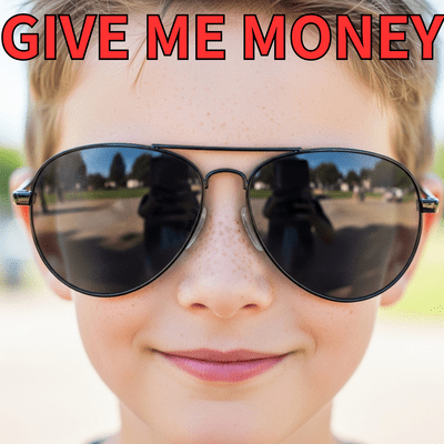 GIVE ME MONEY Front Cover
