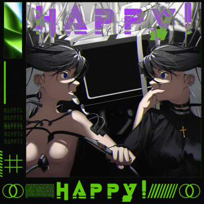 Happy! (feat. 來 & SHIKI)のジャケット写真