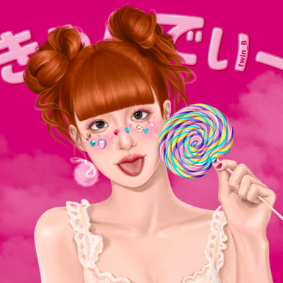 CANDY (feat. G-L1GHT & drop) Front Cover
