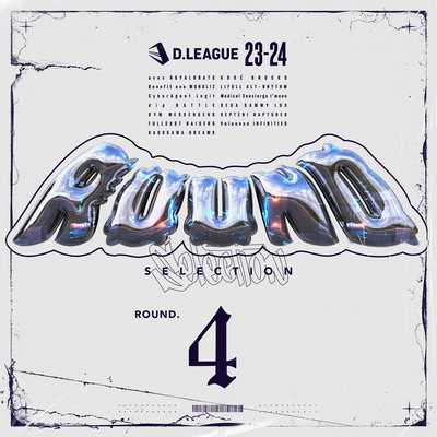 D.LEAGUE 23 -24 SEASON - ROUND SELECTION - ROUND.4 Front Cover