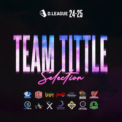 D.LEAGUE 24 -25 SEASON - TEAM TITTLE SELECTIONのジャケット写真